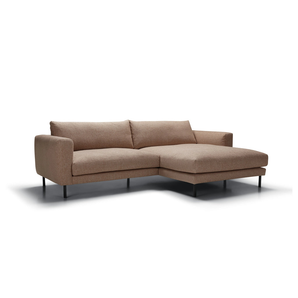 BILLIE Corner Sofa in Dusty Pink - Sits | Milola