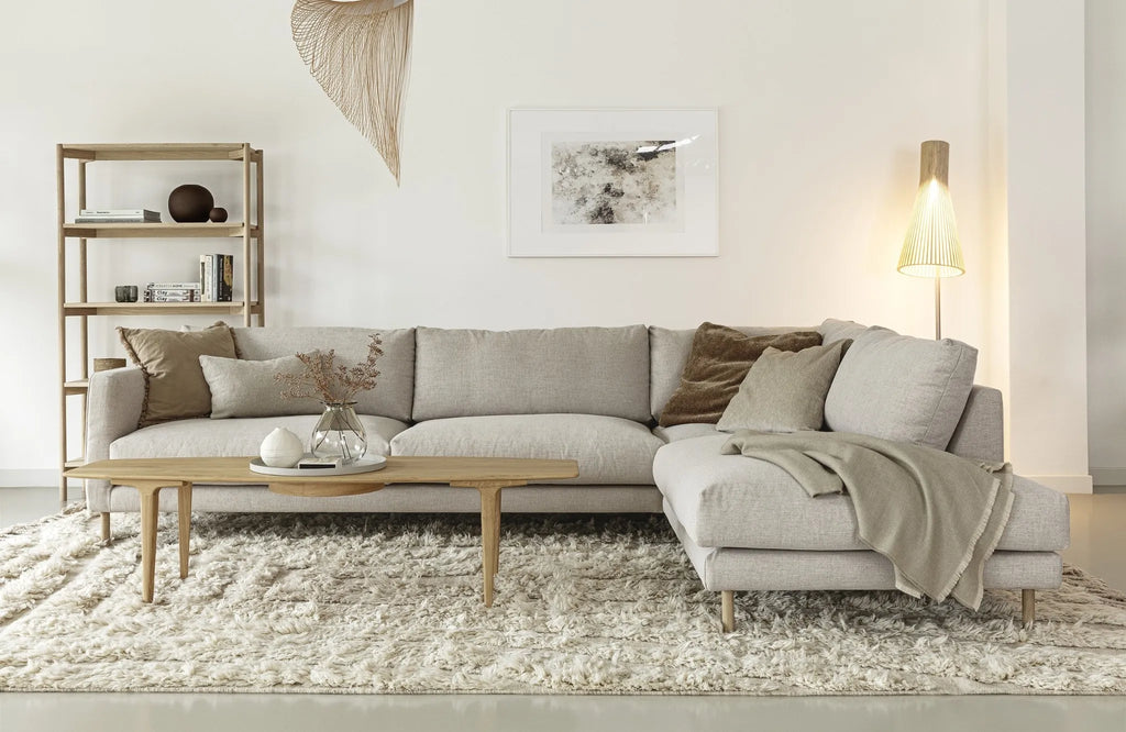 BILLIE Corner Sofa in Light Beige - Sits | Milola