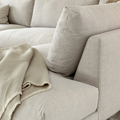 BILLIE Corner Sofa in Light Beige - Sits | Milola