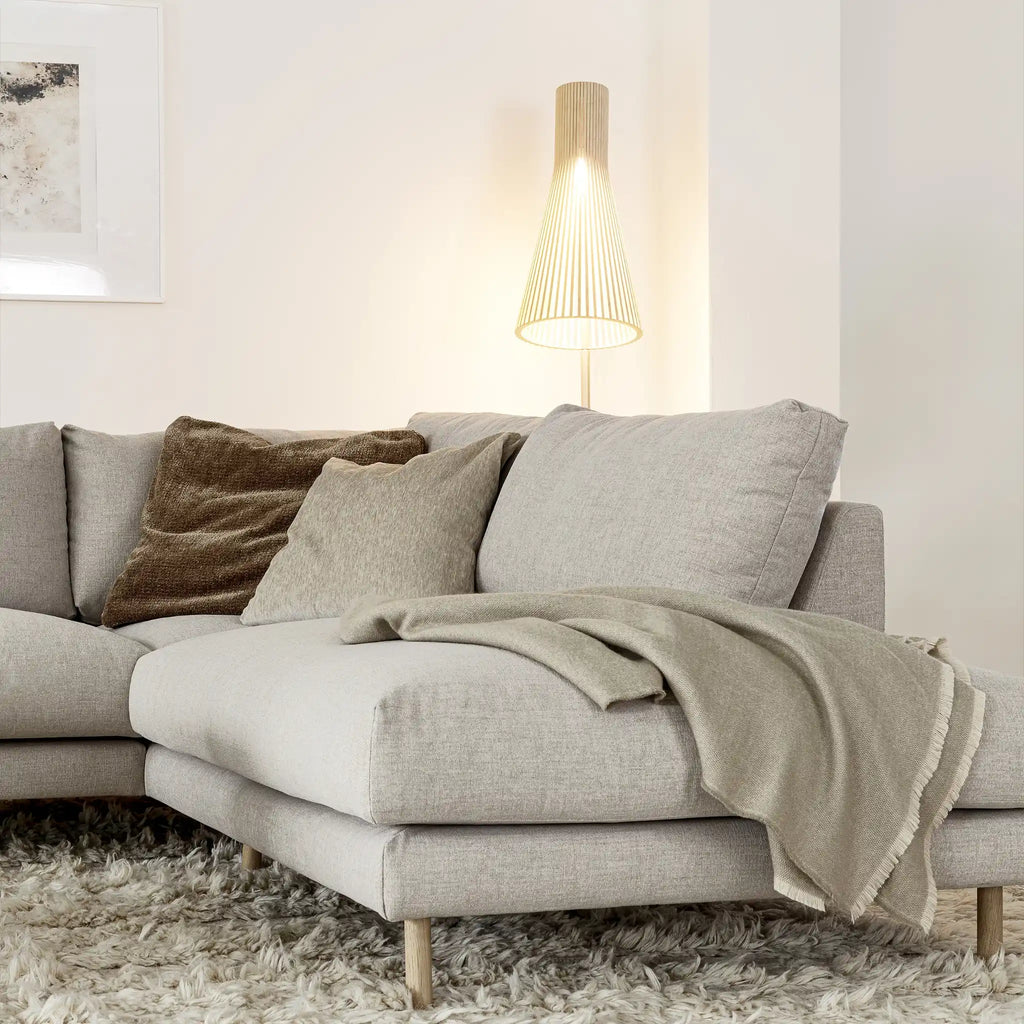 BILLIE Corner Sofa in Light Beige - Sits | Milola