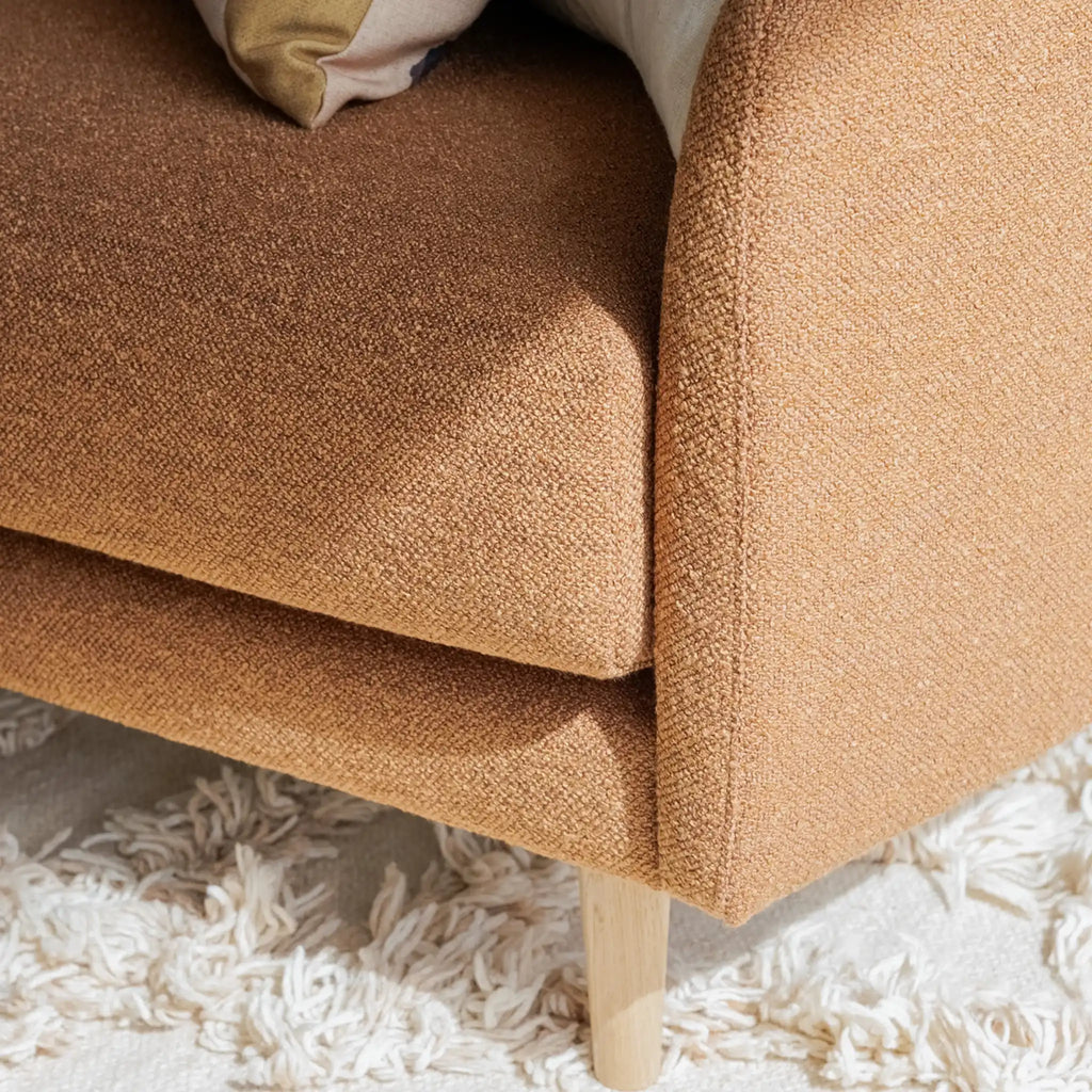 BILLIE Sofa in Copper Brown - Sits | Milola