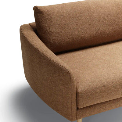 BILLIE Sofa in Copper Brown - Sits | Milola