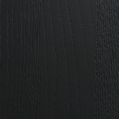 Eiche, schwarz lackiert