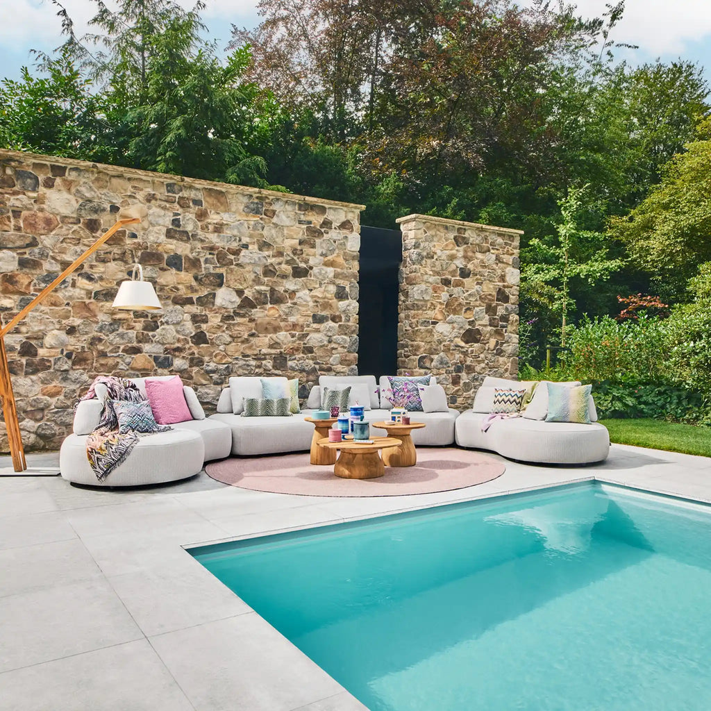 BLOCCHI Modular Sofa in White Grey - SUNS | Milola