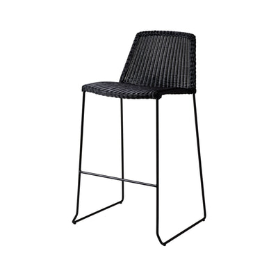 Breeze Outdoor Bar Chair in Black - Cane-Line | Milola