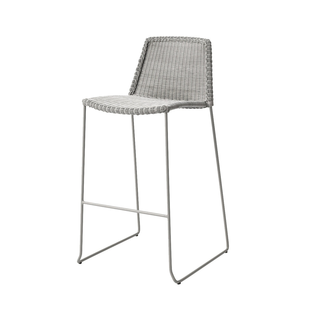 Breeze Outdoor Bar Chair in Taupe - Cane-Line | Milola