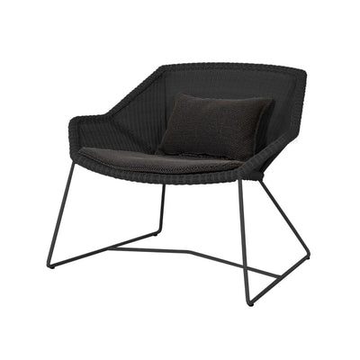 BREEZE - Outdoor Lounge Chair in Black and Grey - Cane-Line | Milola