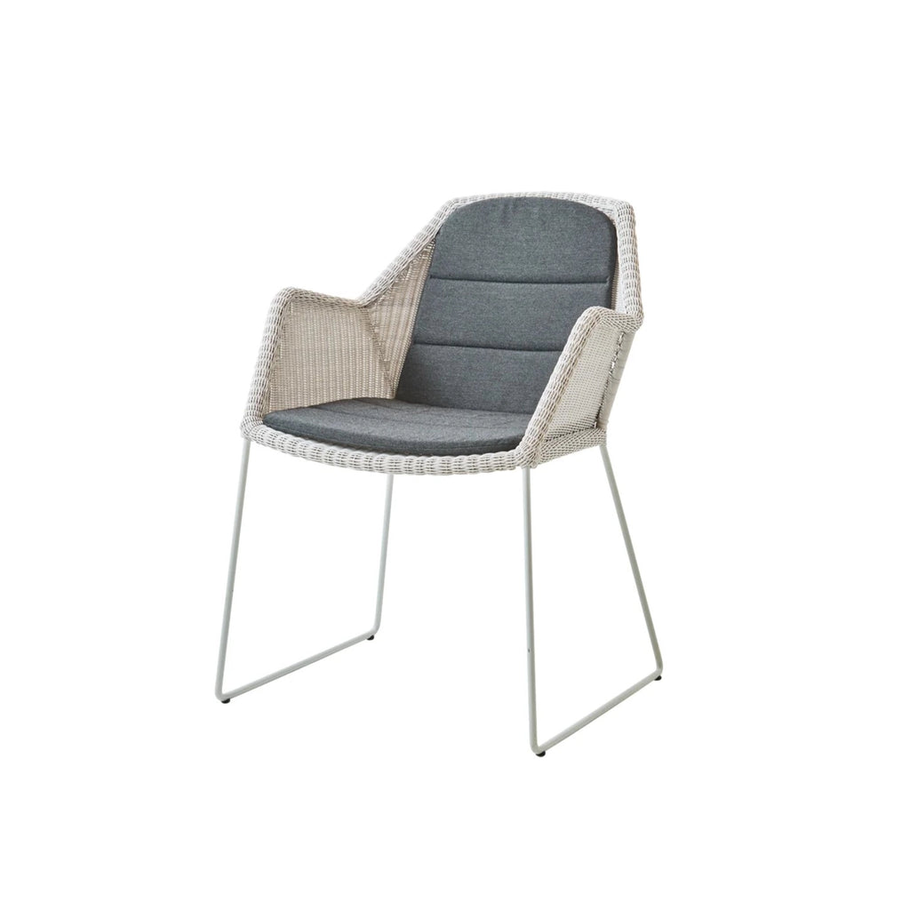 BREEZE - Outdoor Dining Chair with Grey Cushion - Cane-Line | Milola