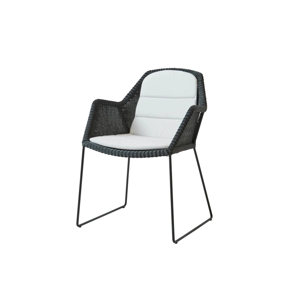 BREEZE - Outdoor Dining Chair in White Cushion - Cane-Line | Milola