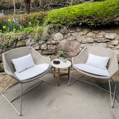 Lot de 2 chaises longues d'extérieur BREEZE - OUTLET