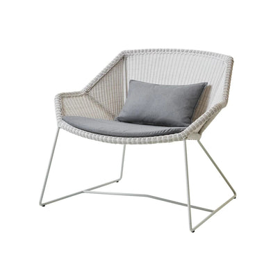 BREEZE - Outdoor Lounge Chair in White Grey - Cane-Line | Milola
