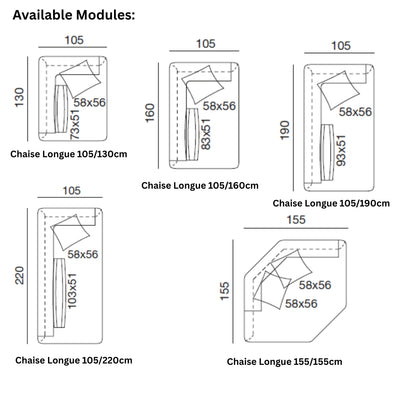 BRIO Modular Sofa Modules- Twils | Milola