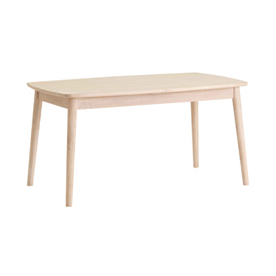 CASØ 120 Dining Table - Wooden Nordic Furniture in White Oiled Oak - Caso | Milola