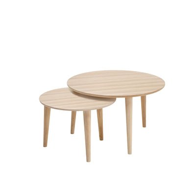 CASØ 500/501 Coffee Table in White Oiled Oak - CASØ | Milola
