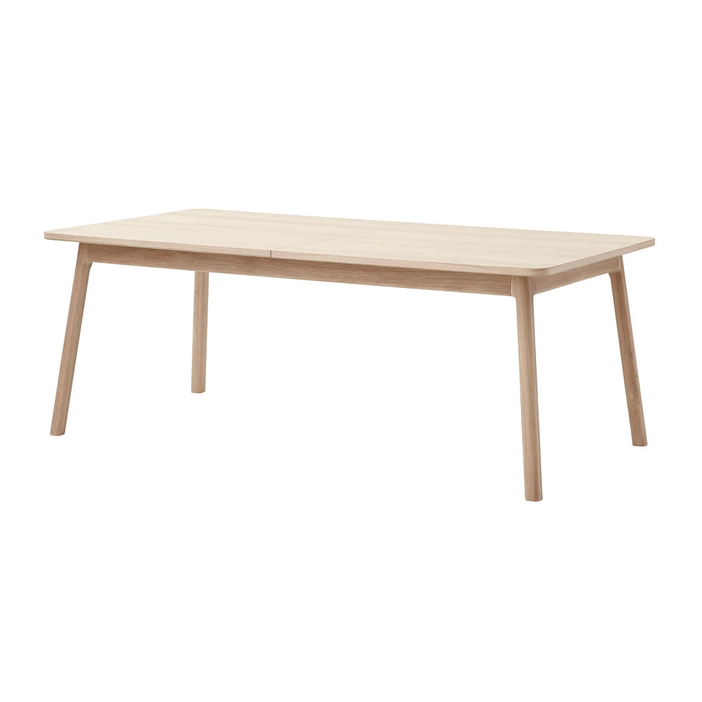 CASØ 700 Extendable Dining Table in White Oiled Oak - Caso | Milola