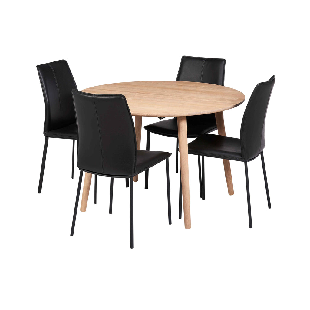 CASØ THOR Round Extendable Dining Table - Scandinavian Furniture - CASO | Milola