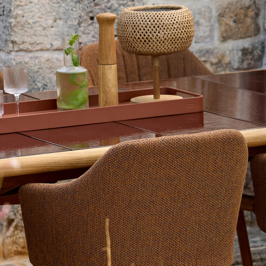 CHOICE Outdoor/Indoor Dining Chair in Umber Brown - CaneLine | Milola