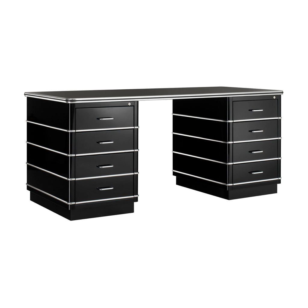 CLASSIC LINE Metal Desks in Jet Black - Modern Office Furniture - Müller | Milola