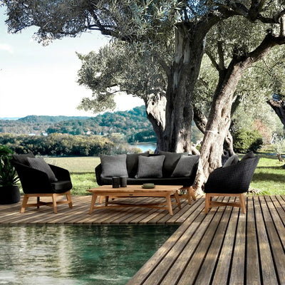COACHELLA Outdoor Sofa in Charcoal - Bizzotto | Milola