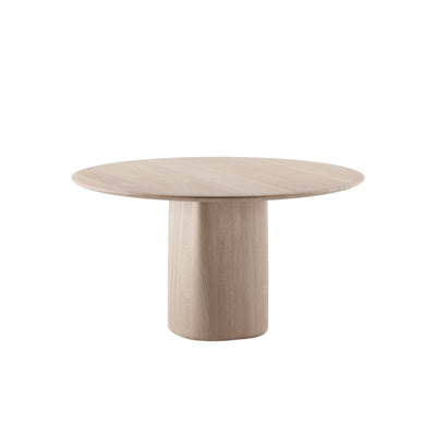 COLUMN Round Dining Table in Oak Natural Soap - Artisan | Milola