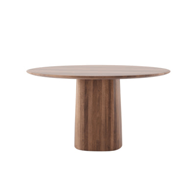 COLUMN Round Dining Table in Walnut Natural Oil - Artisan | Milola
