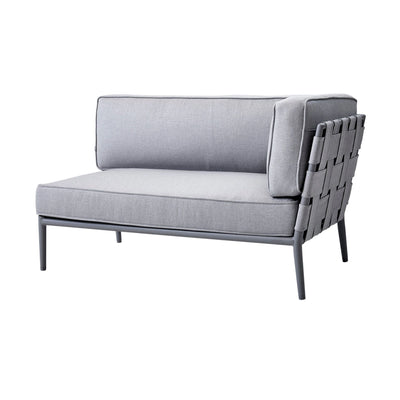 Conic Outdoor Sofa - Modular Outdoor Sofa in Light Grey - Cane-Line | Milola