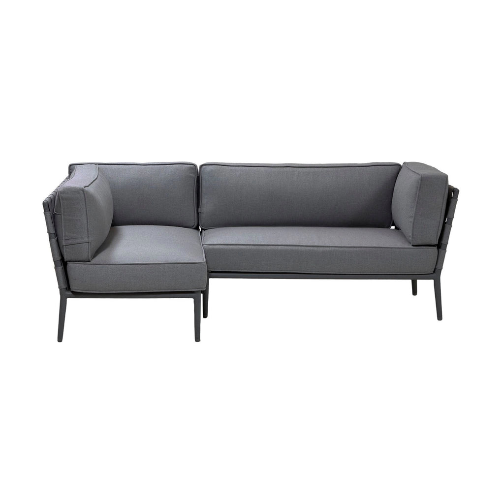 Conic Outdoor - Modular Outdoor Sofa in Grey - Cane-Line | Milola