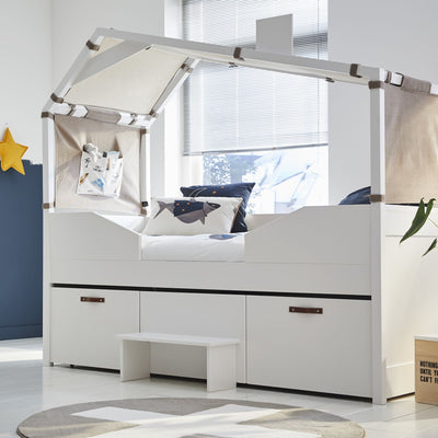 COOL KIDS Bed with 2 Drawers and Step - Lifetime Kidsrooms | Milola