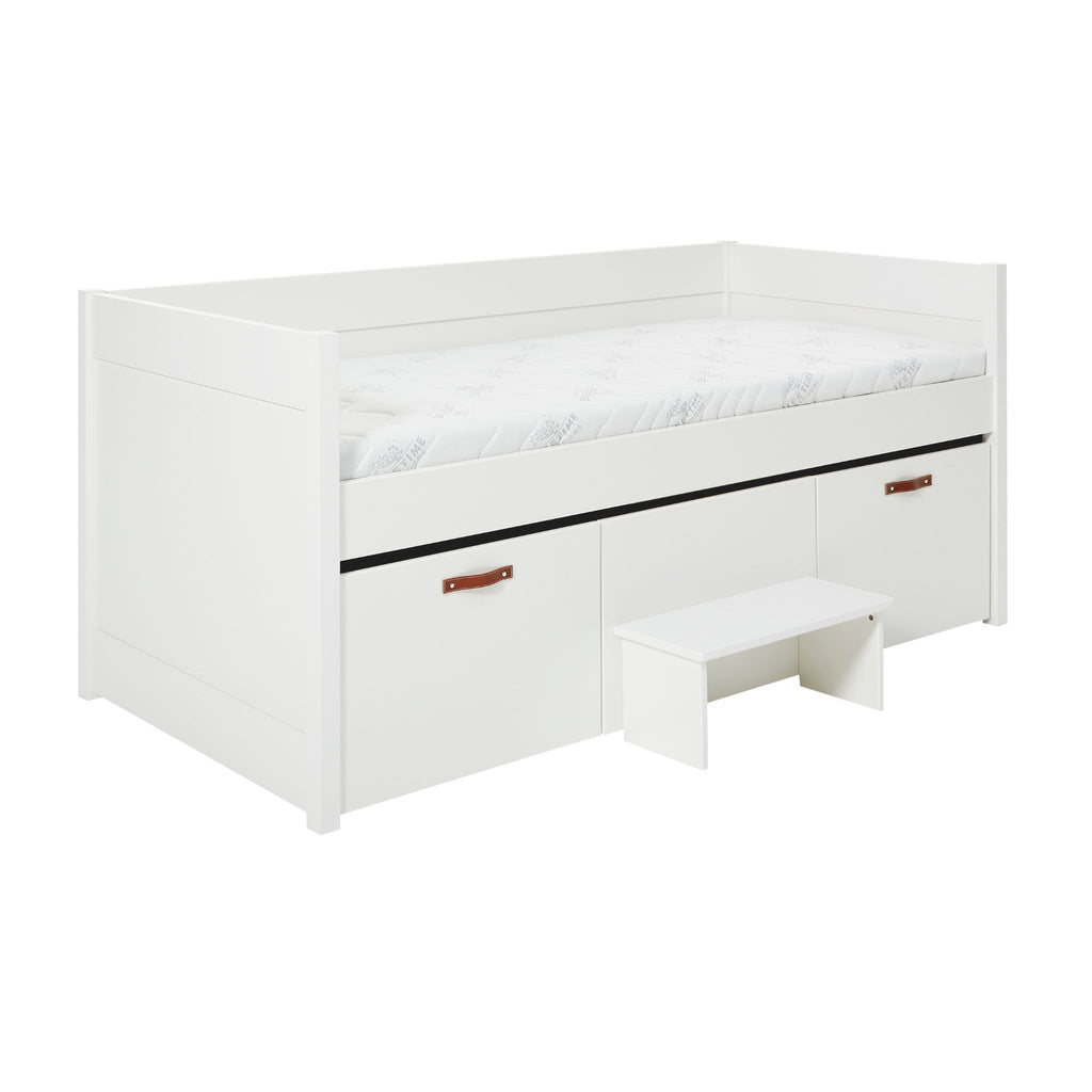 COOL KIDS Bed with 2 Drawers and Step - Lifetime Kidsrooms | Milola