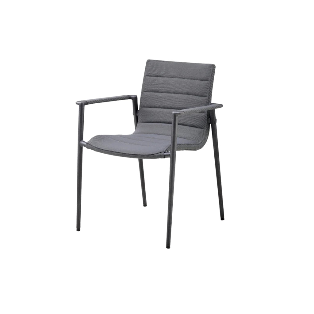 CORE - Outdoor Dining Armchair in grey - Stackable - Cane-Line | Milola