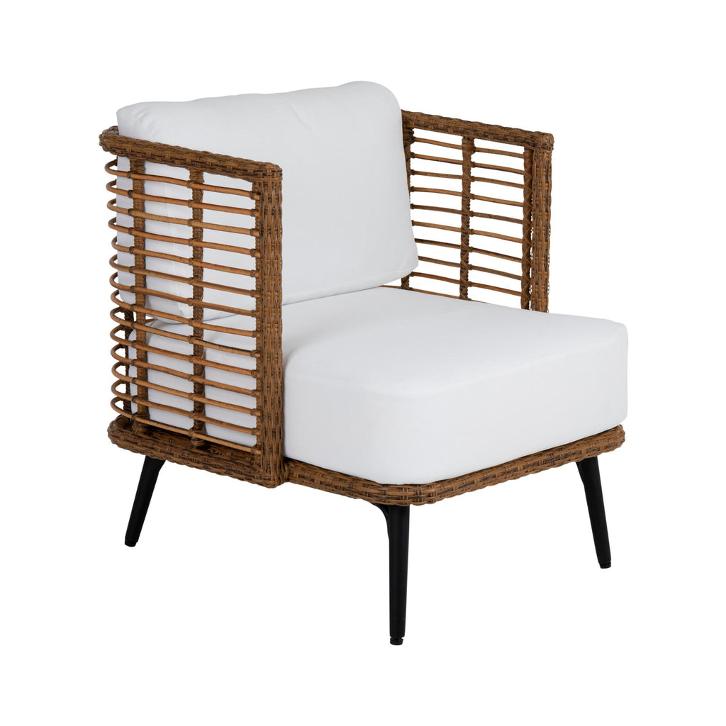 COVELO - Outdoor Rattan Garden Lounge Set - 2 Seater Sofa - Armchairs - Brafab | Milola