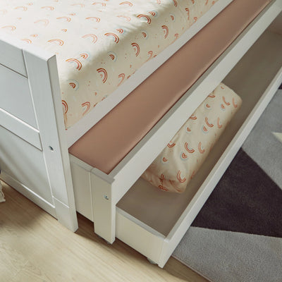 Cabin Bed with Guest Bed - in White - LIFETIMEKIDS | Milola