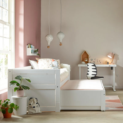 Cabin Bed with Guest Bed - in White - LIFETIMEKIDS | Milola