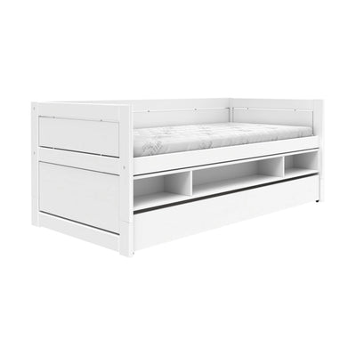 Cabin Bed with Storage and Bed Drawers - in White - Lifetime Kidsrooms | Milola