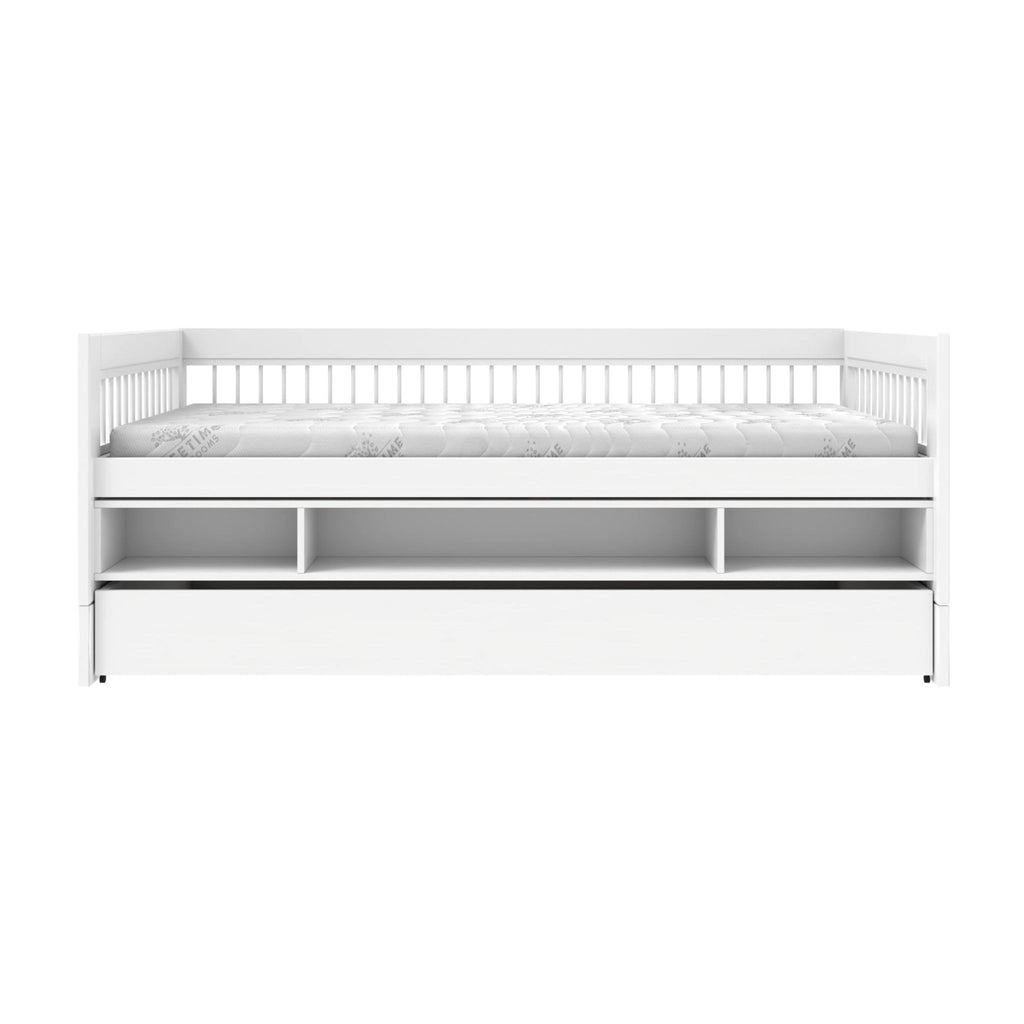 Cabin Bed with Storage and Bed Drawers - in White - Lifetime Kidsrooms | Milola
