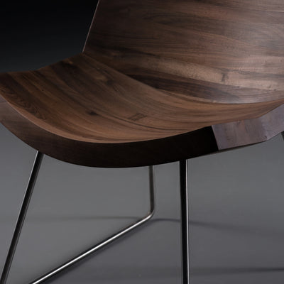 CHUNK Dining Chair in Walnut Natural Oil - Artisan | Milola