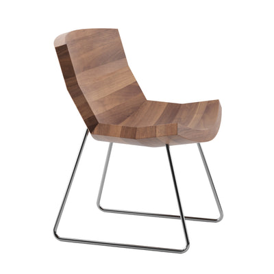 CHUNK Dining Chair in Walnut  Natural Oil - Artisan | Milola