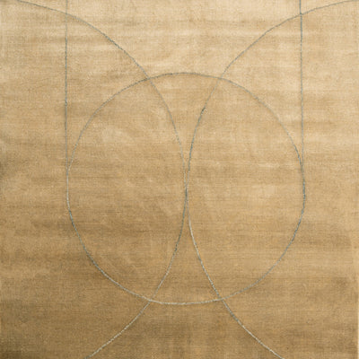 CIRCULUS Rug in Ochre - Nordic Design - Linie Design | Milola 