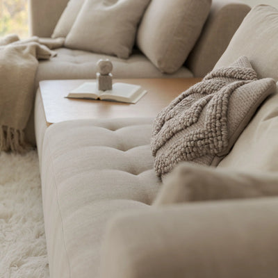 Cleo Corner Sofa - Luxurious Modular Sofa in Beige - SITS | Milola
