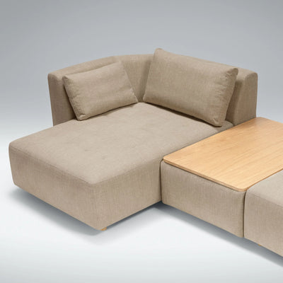 Cleo Corner Sofa - Luxurious Modular Sofa in Beige - SITS | Milola