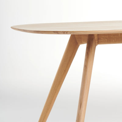 COCO Oval Dining Table in Oak  Natural Soap - Artisan | Milola