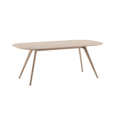COCO Oval Dining Table in Oak  Natural Soap - Artisan | Milola
