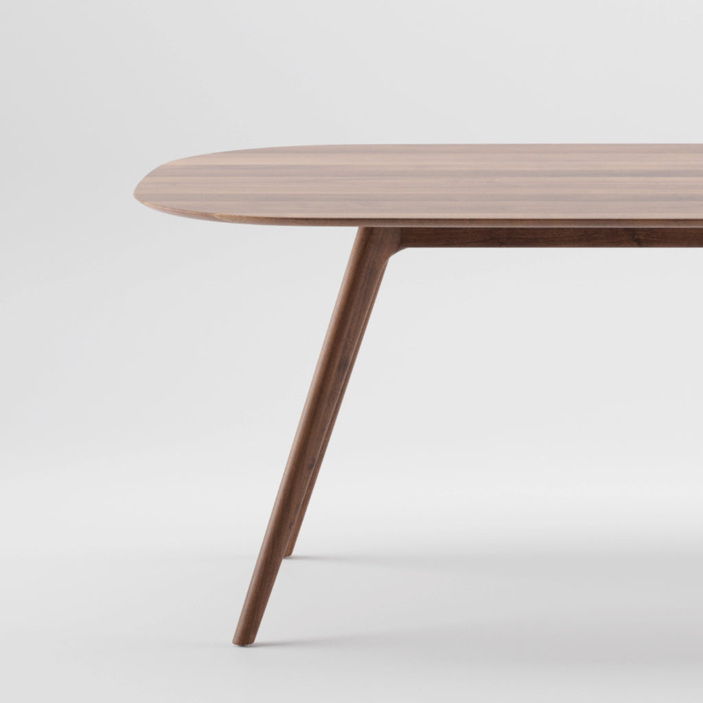 COCO Oval Dining Table in Walnut Natural Oil - Artisan | Milola