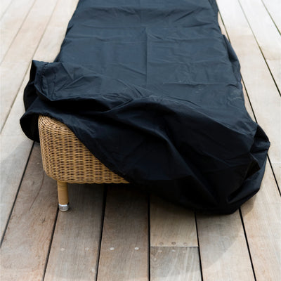 Cover 1 for Single Sunbeds &amp; Sunloungers in Black - Cane-Line | Milola