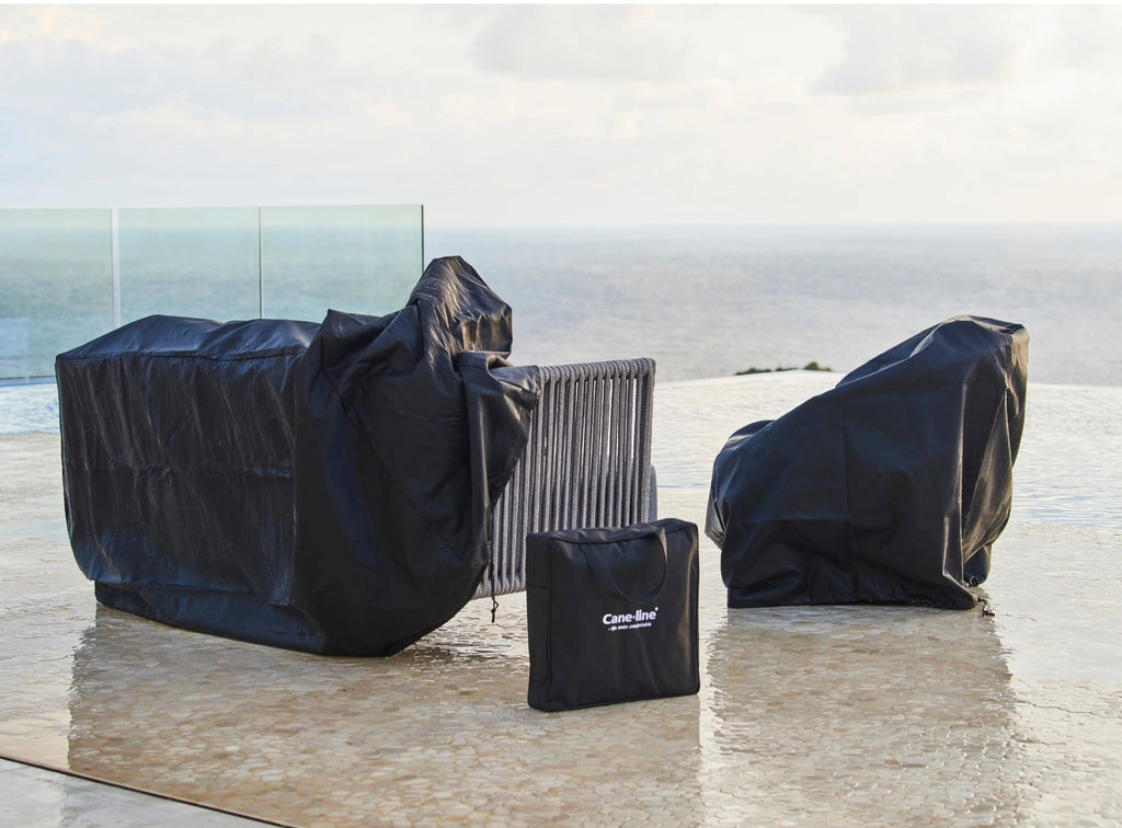 Cover 12 for 2-seater sofa in Black - Cane-Line | Milola