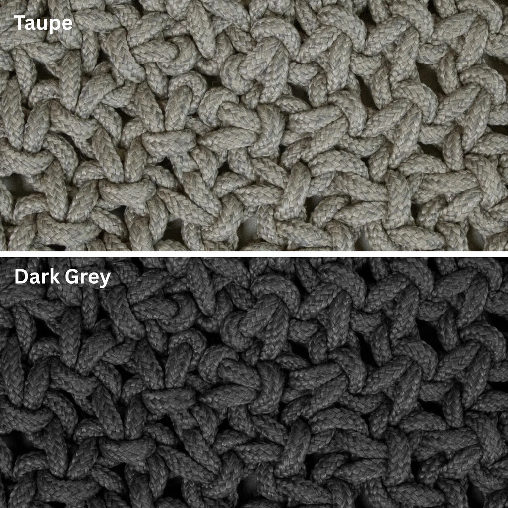 DISCOVER Outdoor Round Rug in Taupe - Cane-Line | Milola