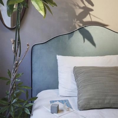 Dafne Single Storage Bed - Upholstered Storage Bed in Blue Green - Bolzan | Milola