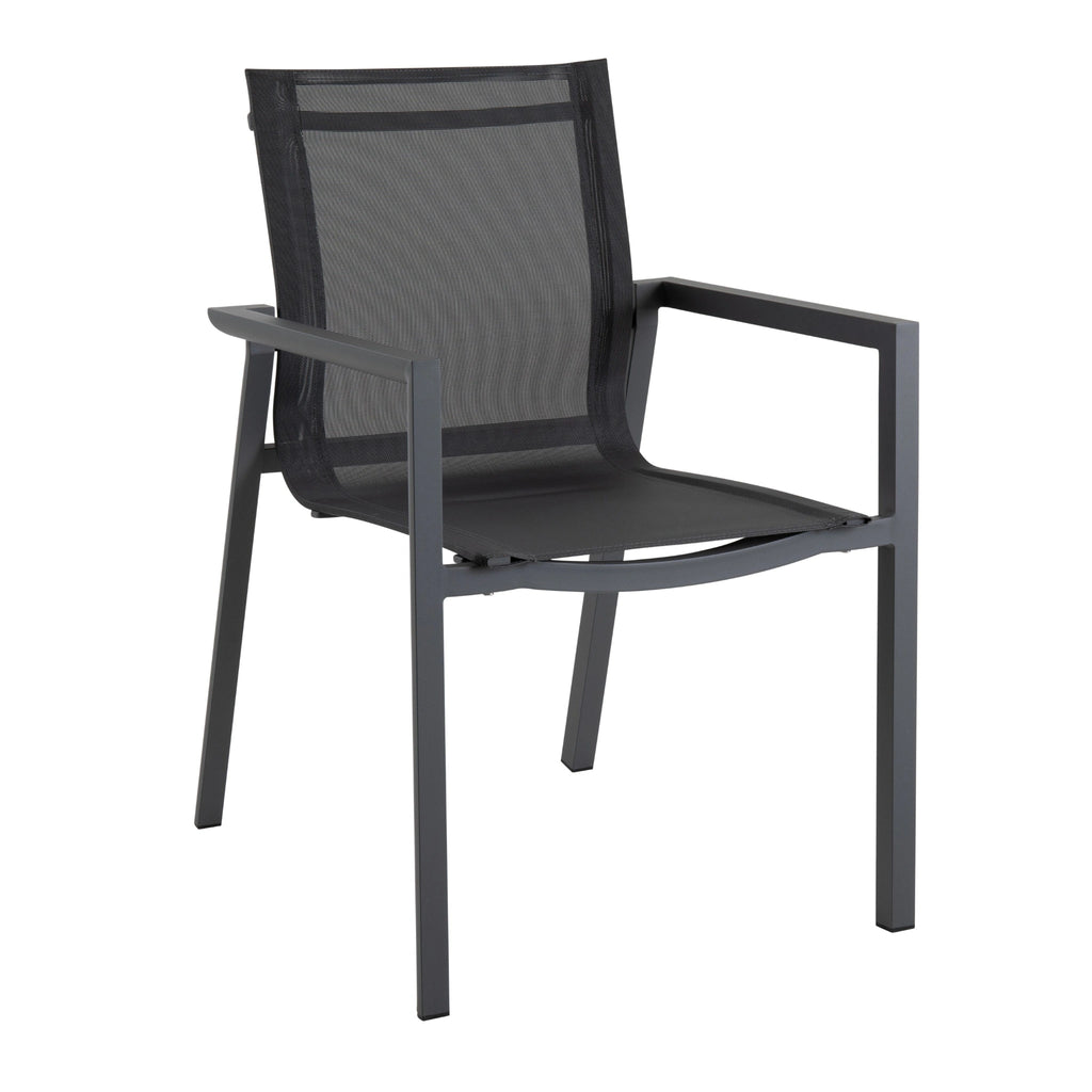 LOMMA Dining Table Set in Anthracite - BRAFAB | Milola