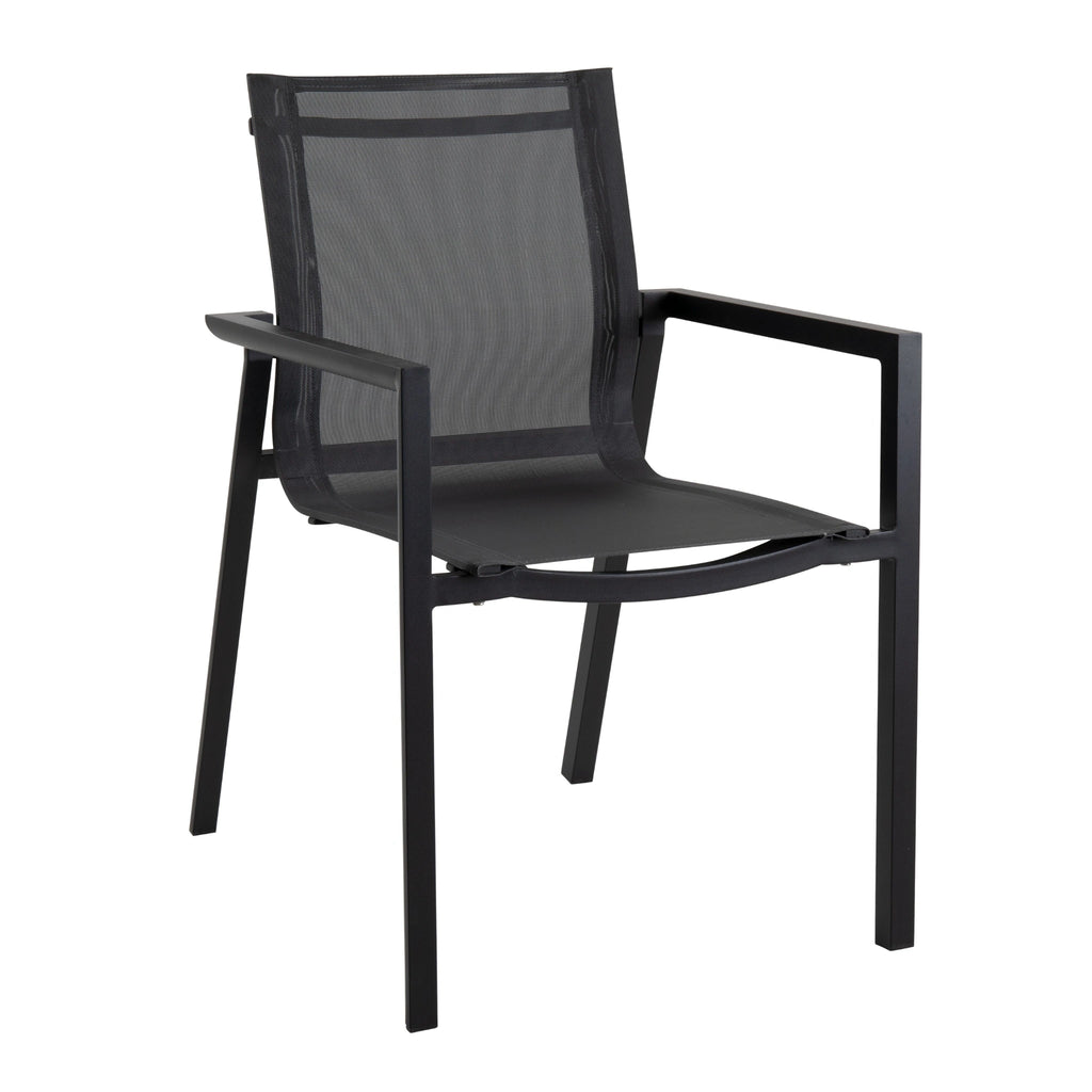 LOMMA Dining Table Set in Black - BRAFAB | Milola