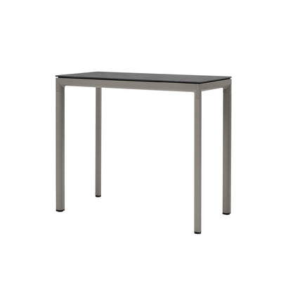 DROP Outdoor Bar Table in Taupe With Fossil Black Top - Cane-Line | Milola